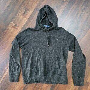 Polo Ralph Lauren Gray Lightweight Pullover Hoodie - Men's Medium